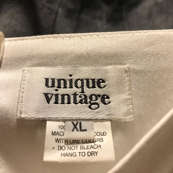 Dress, Retro Style, White Floral, Adjust. Straps - Picture 7 of 7